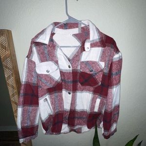 Flannel sweater